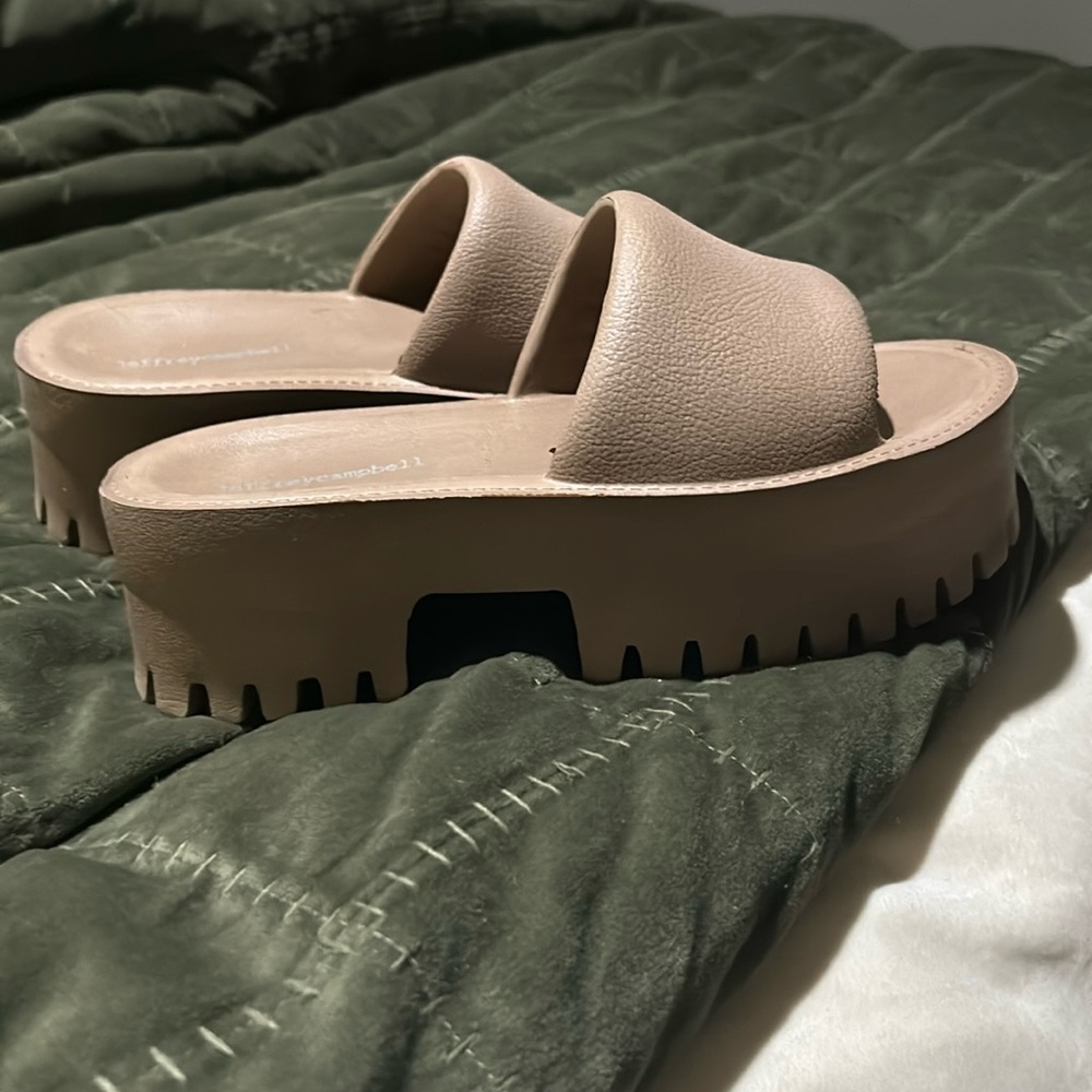 New Jeffrey Campbell platform Sandle